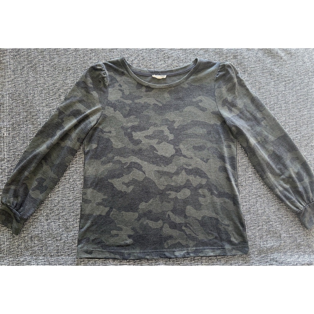 Women's Jane And Delancey Thin Camo Sweatshirt- Size Large
